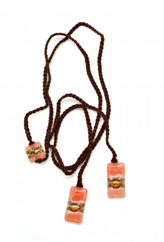 Macrame & Glass Lariat Macrame & Glass Lariat